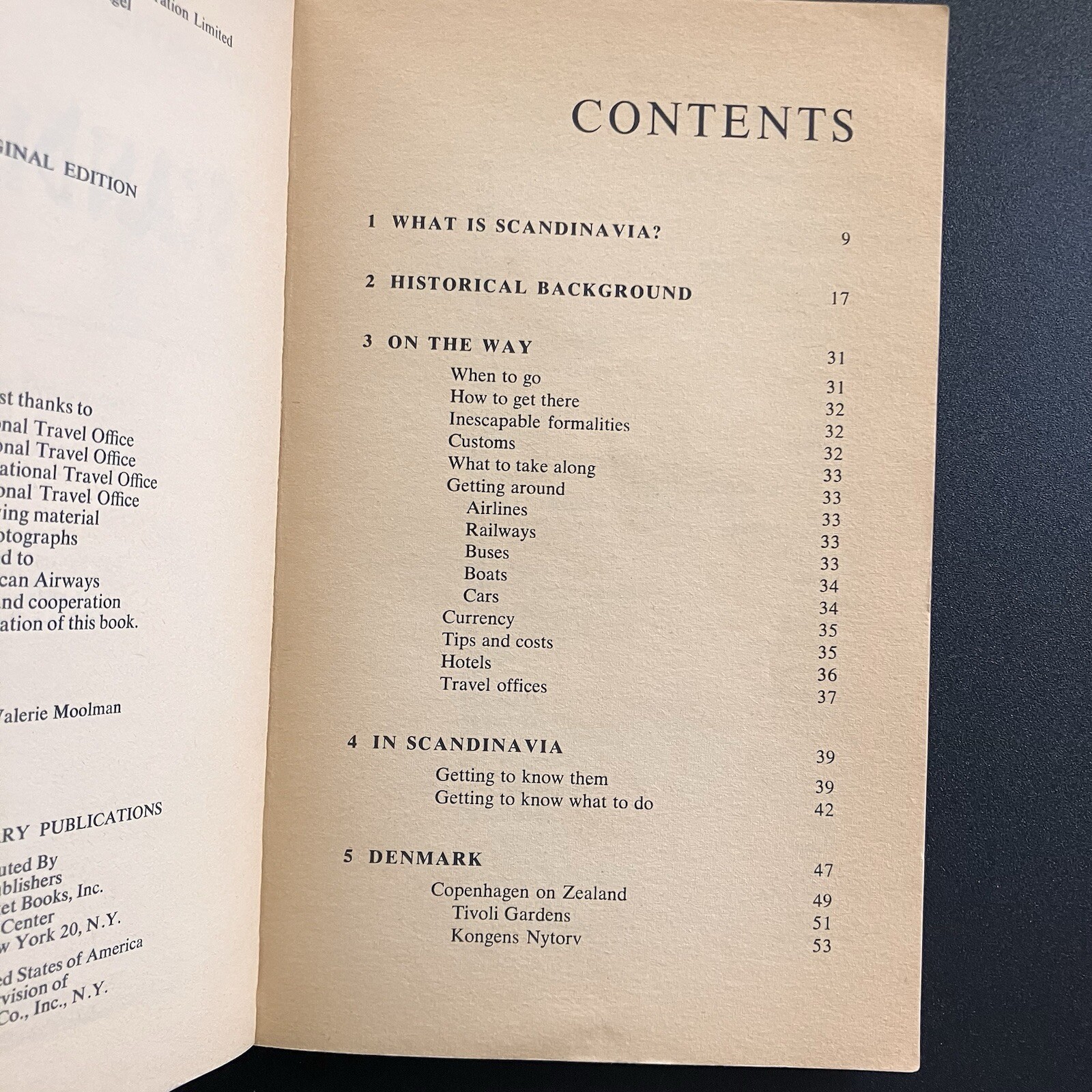 Vintage 1963 Scandinavia Travel Guidebook Scandinavian Vacation History