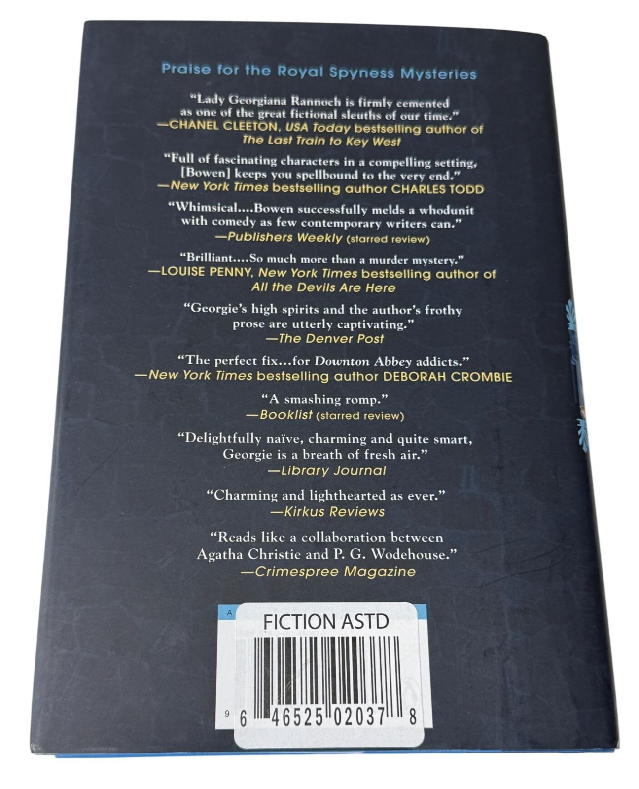 The Last Mrs Summers Rhys Bowen Hardcover Book Royal Spyness Mystery