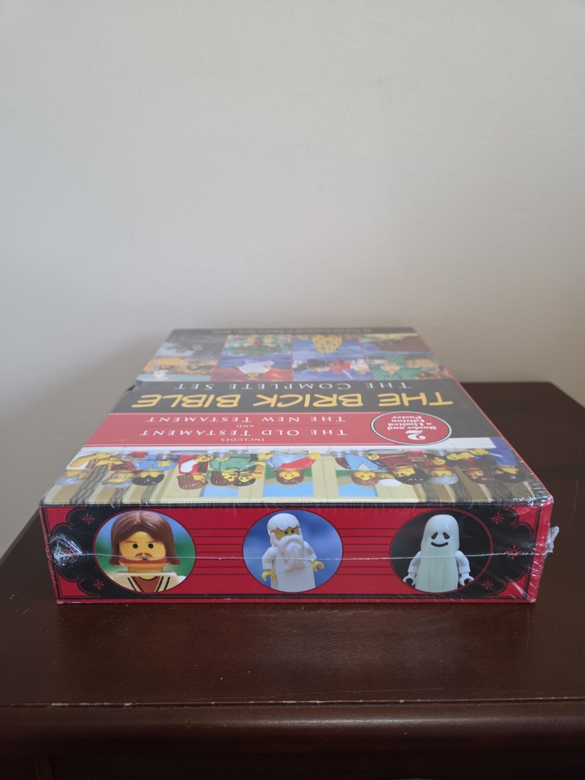NEW Sealed The Brick Bible Complete Set Old & New Testament LEGO Book Set Poster