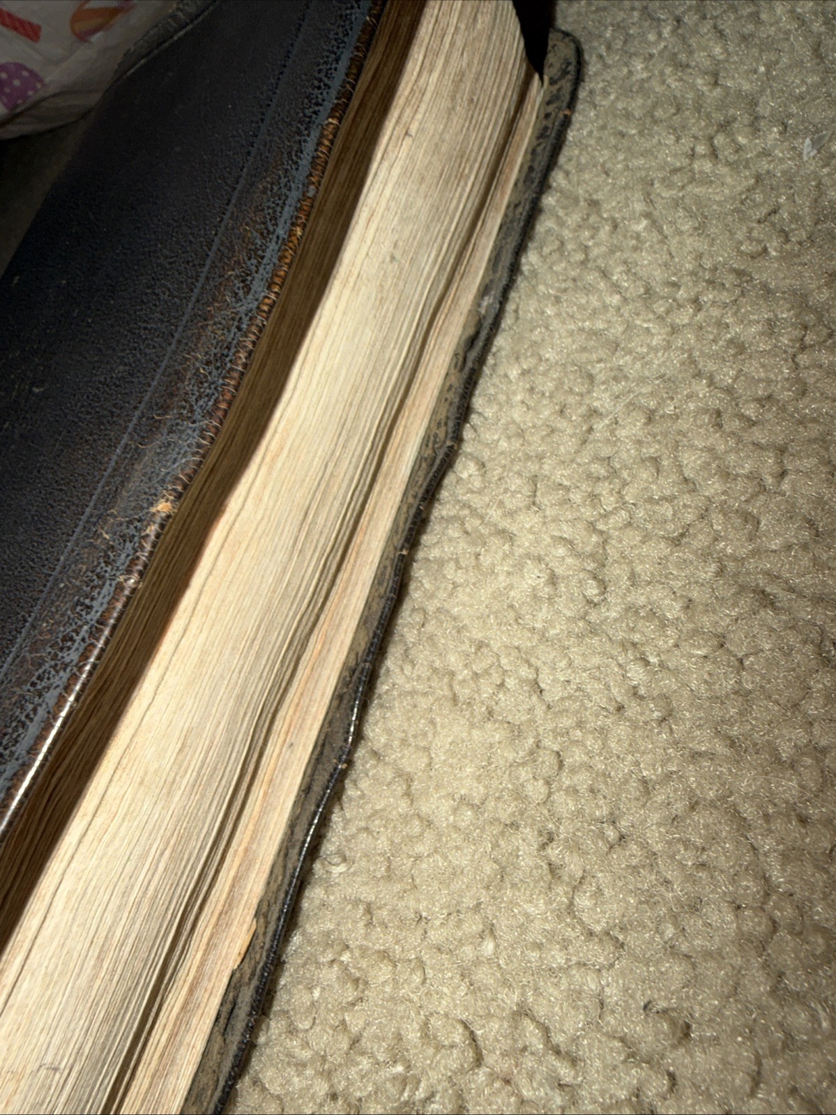 Vintage 1950 Holy Bible New Analytical Indexed Edition Black Leather Dickson