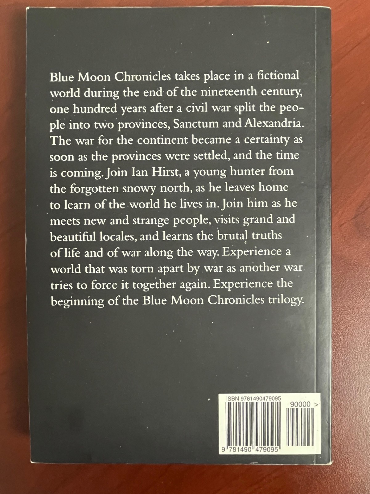Blue Moon Chronicles Book I Bryant Golden Paperback 2013 *SIGNED* Matching card