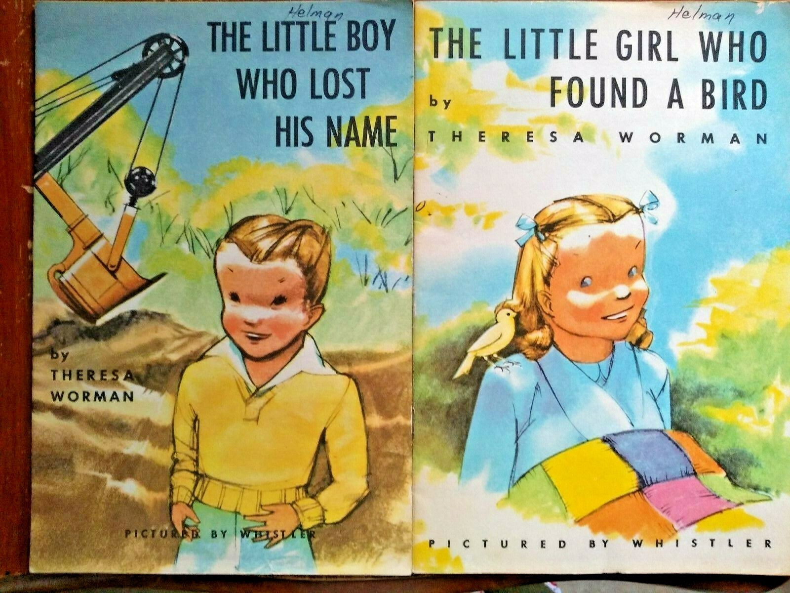 lot 2 Moody Press 1950 Vintage Children’s Books Booklets Theresa Worman Whistler