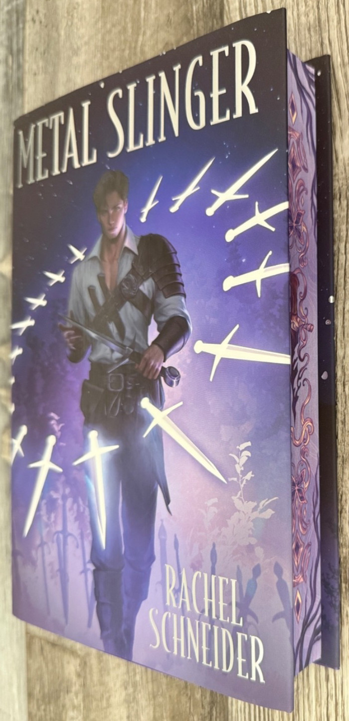 Fairyloot METAL SLINGER Rachel Schneider SPRAYED EDGES UK 1st/1st