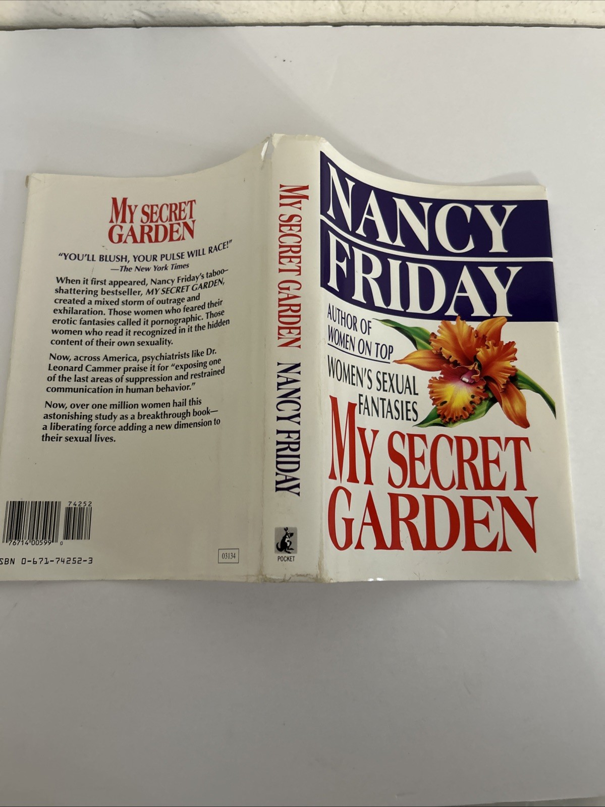 My Secret Garden: Women’s Sexual Fantasies by Nancy Friday (c 1973, Hardcover)