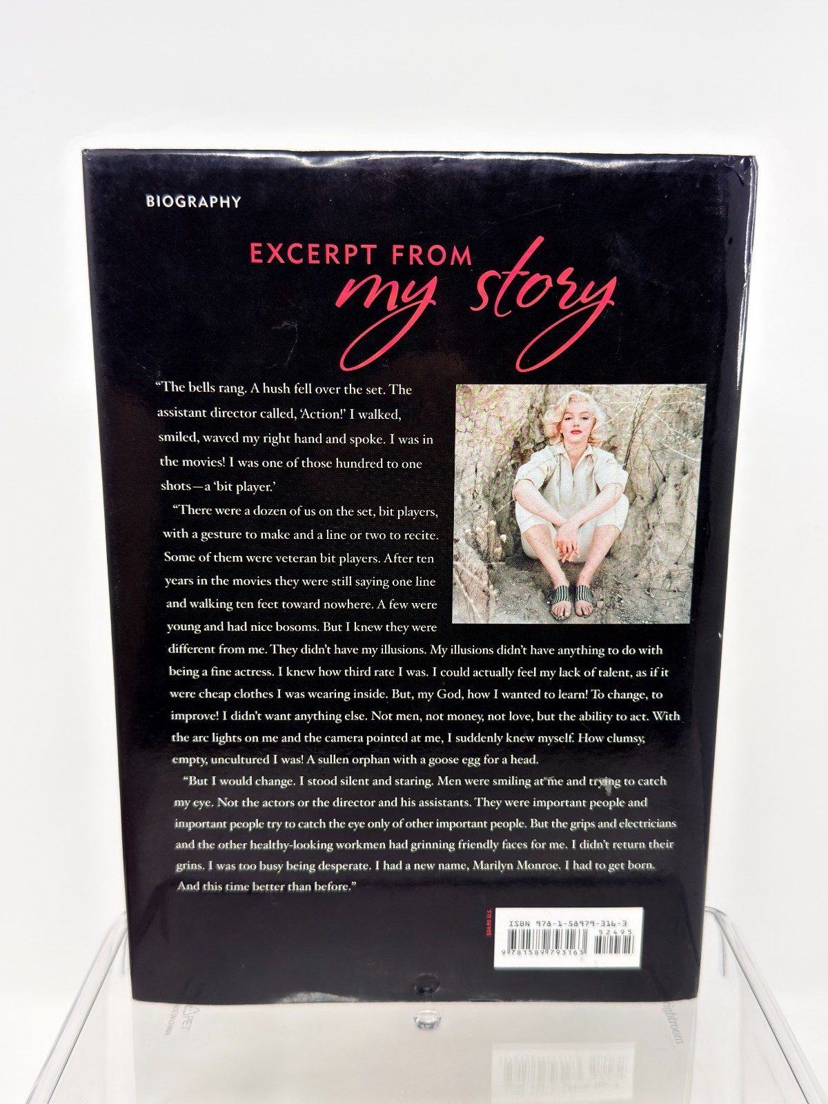 My Story Marilyn Monroe by Ben Hecht Hardcover First Edition 2007