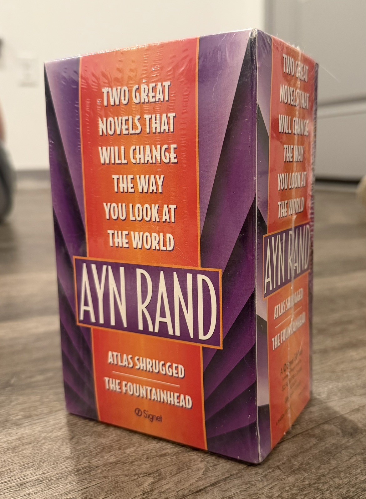 Atlas Shrugged & The Fountainhead Ayn Rand Boxed Set Paperback Sealed Signet