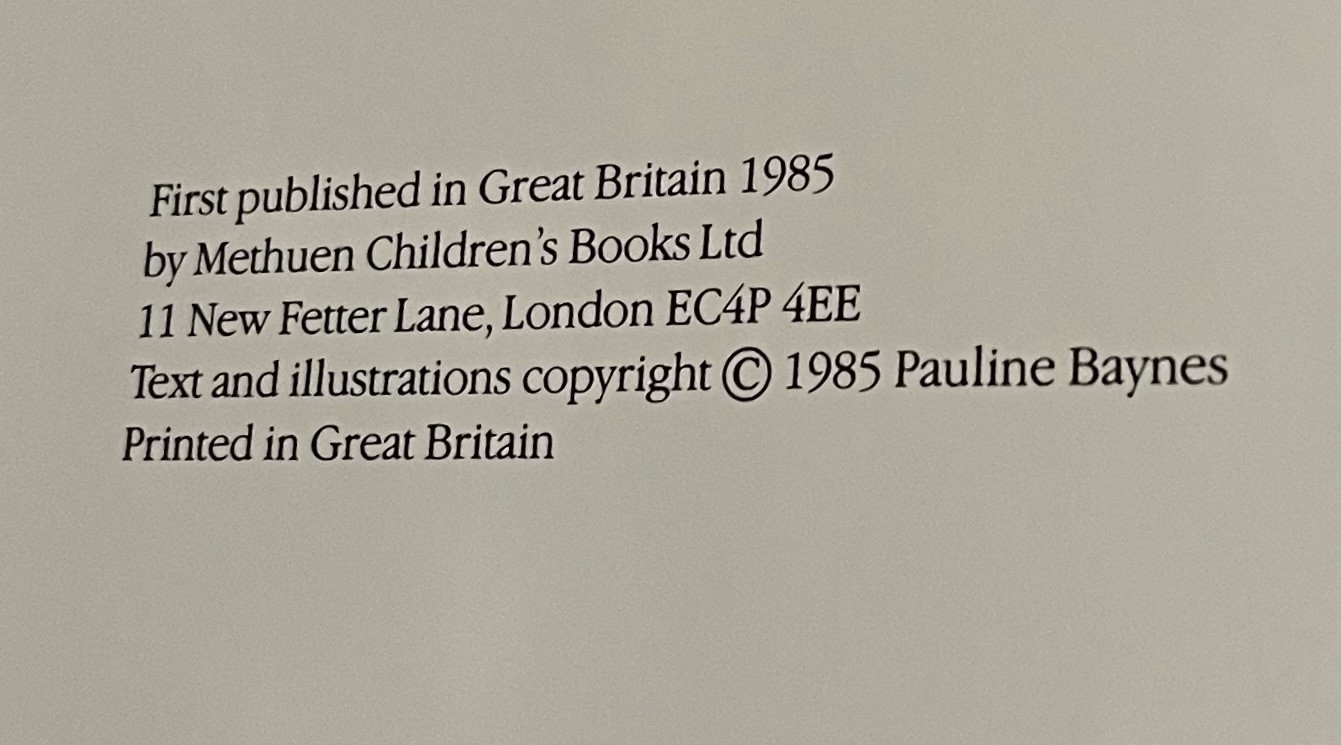 HOW DOG BEGAN : by Pauline Baynes : vintage 1985