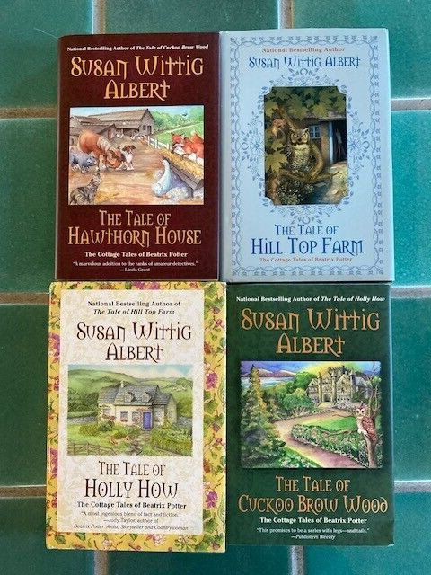 Susan Wittig Albert Cottage Tales of Beatrix Potter lot 4 HCs DJs