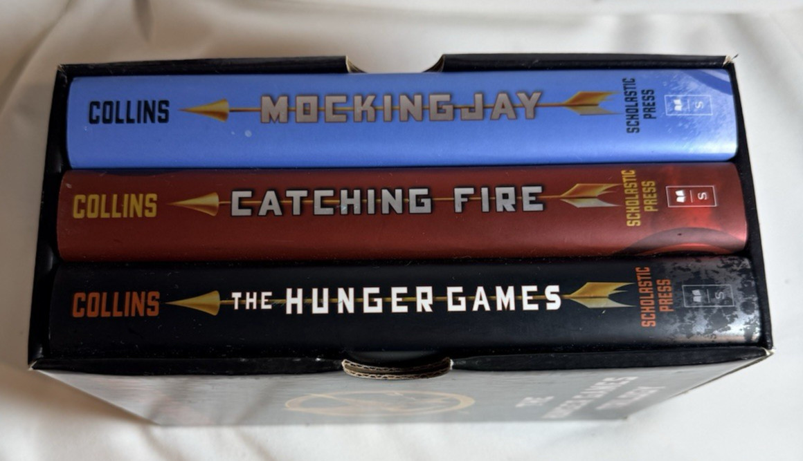 The Hunger Games Trilogy Boxed Set by Suzanne Collins (2010, Hardcover w/DJ)
