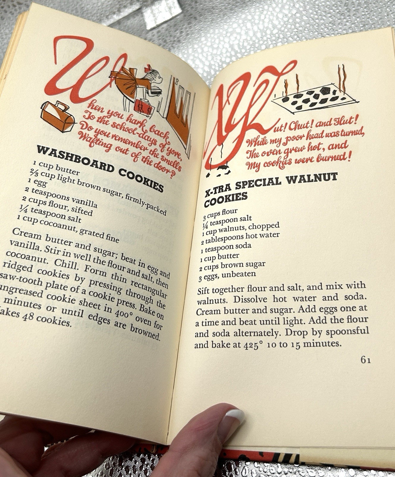 ABC of Cookies by Peter Pauper Press 1961 Hardcover Vintage Baking Book DJ