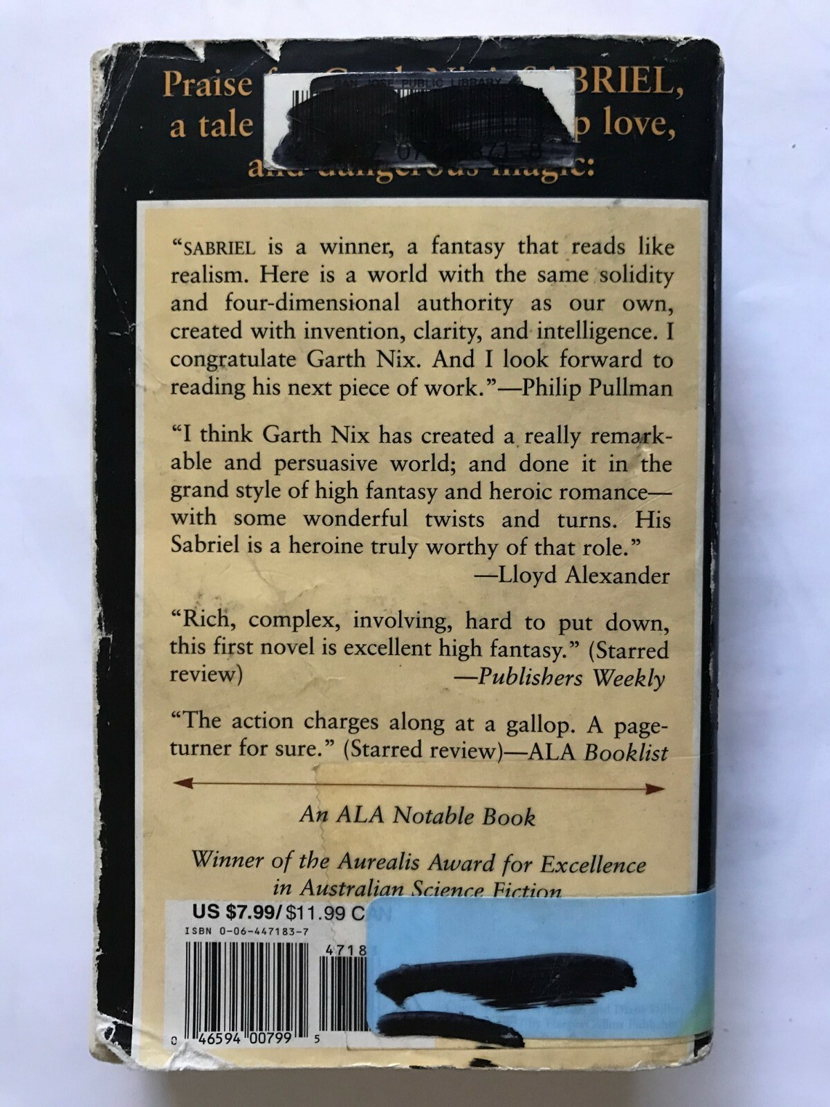Old Kingdom Ser.: Sabriel by Garth Nix (1997, Trade Paperback, Reprint)