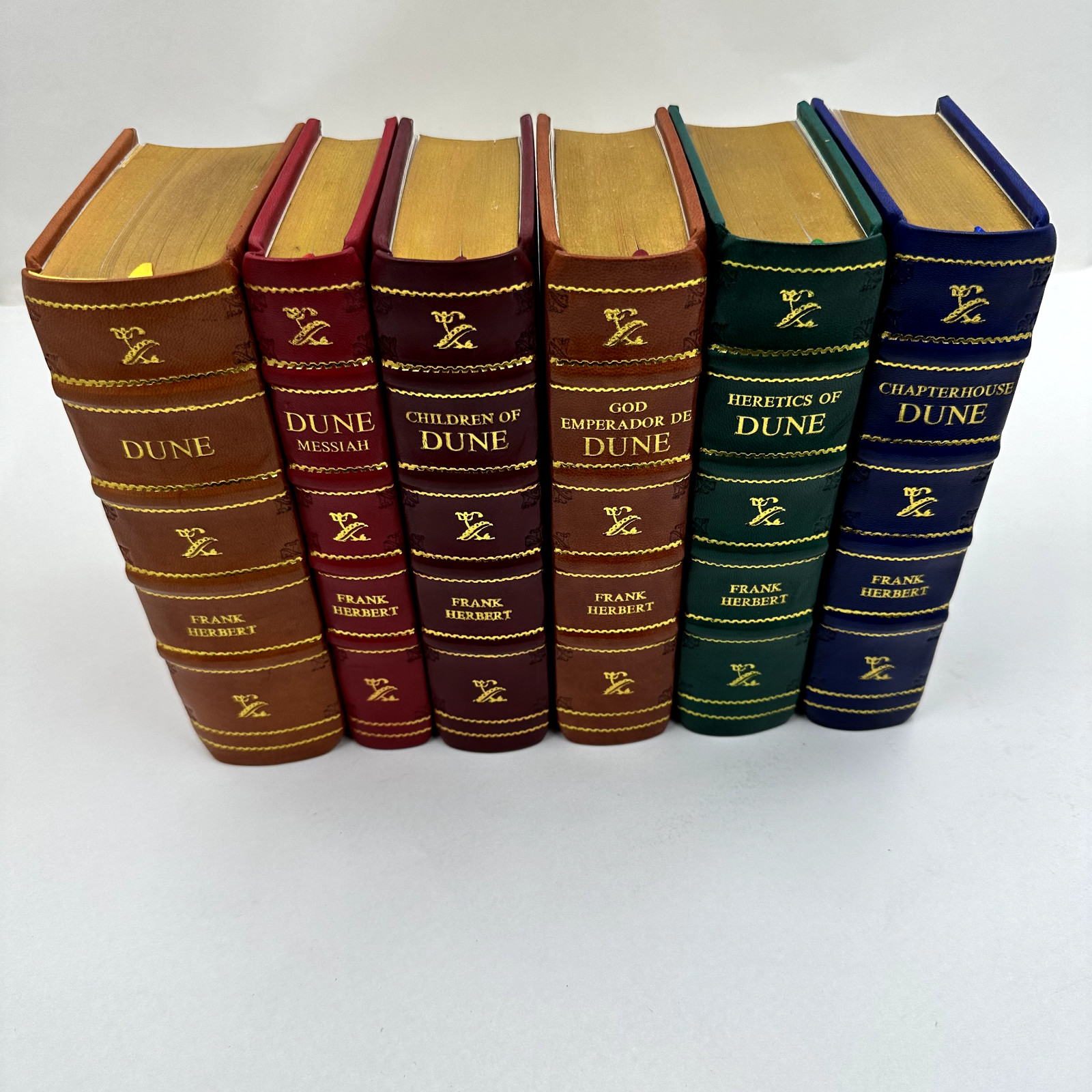 Dune Series 6 Books Collection Set By Frank Herbert [Premium Leather Bound]