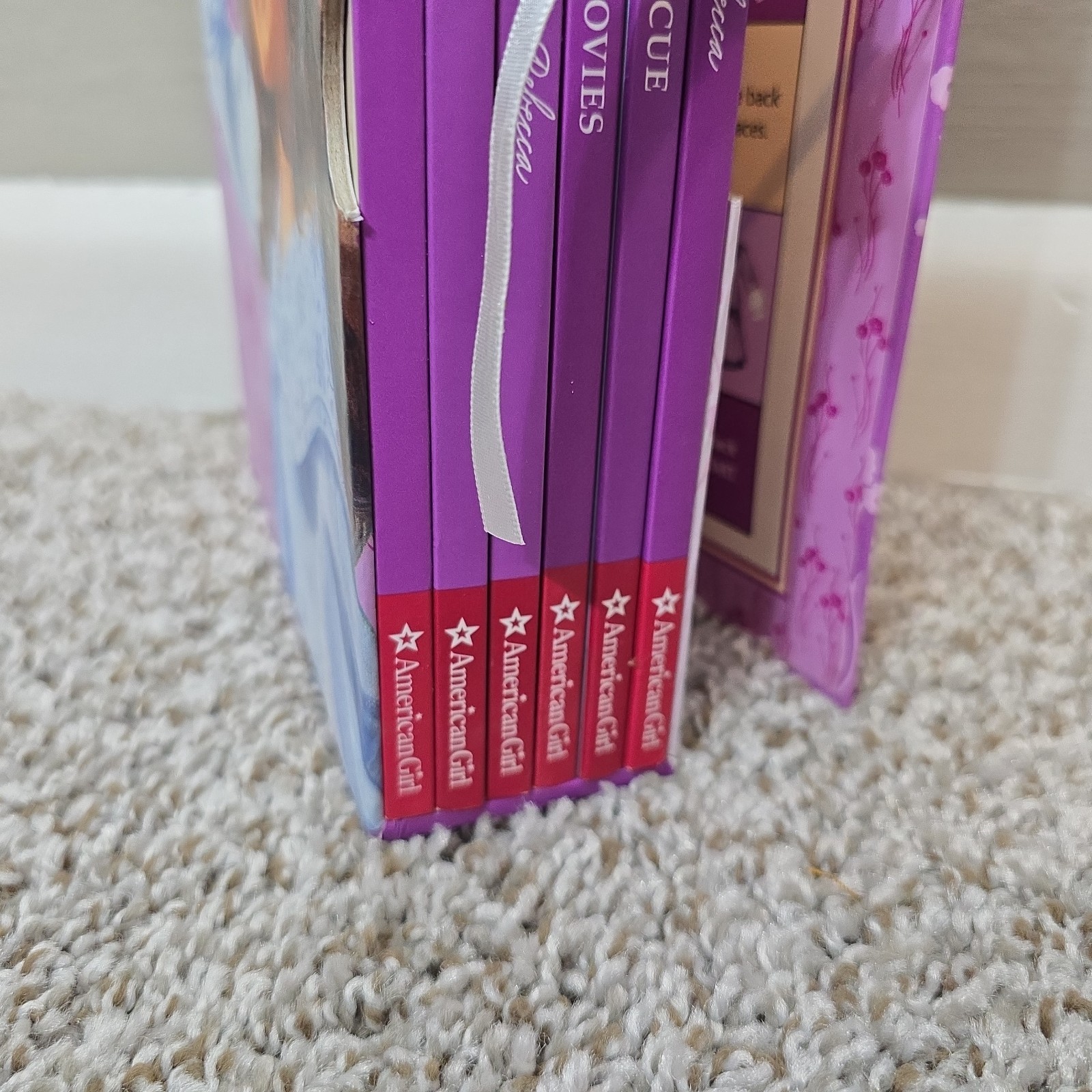 American Girl Rebecca 1914 6 Book Box Set by Jacqueline Dembar Greene w Game