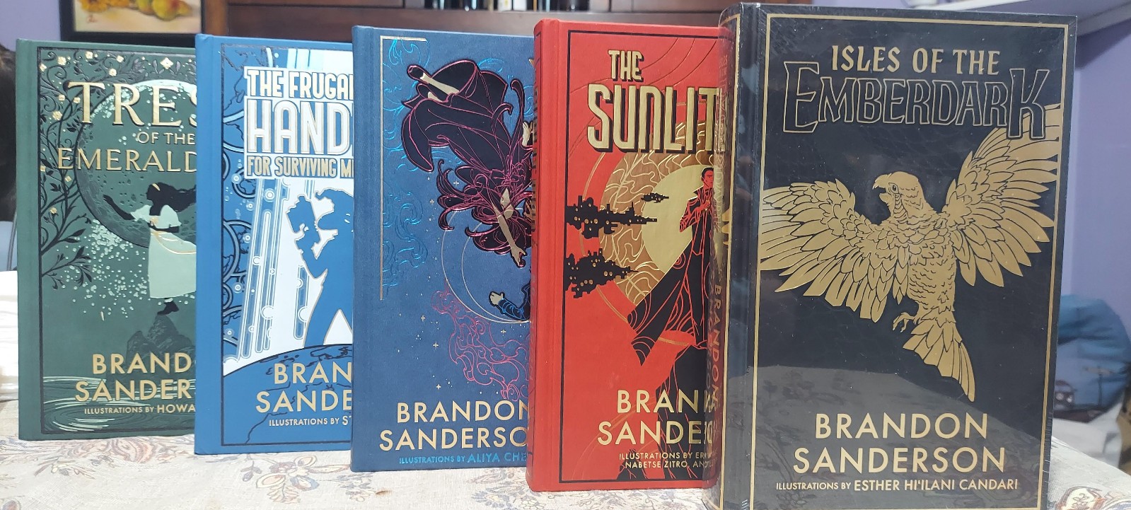 Brandon Sanderson YUMI & THE NIGHTMARE TRESS FRUGAL WIZARD SUNLIT MAN EMBERDARK