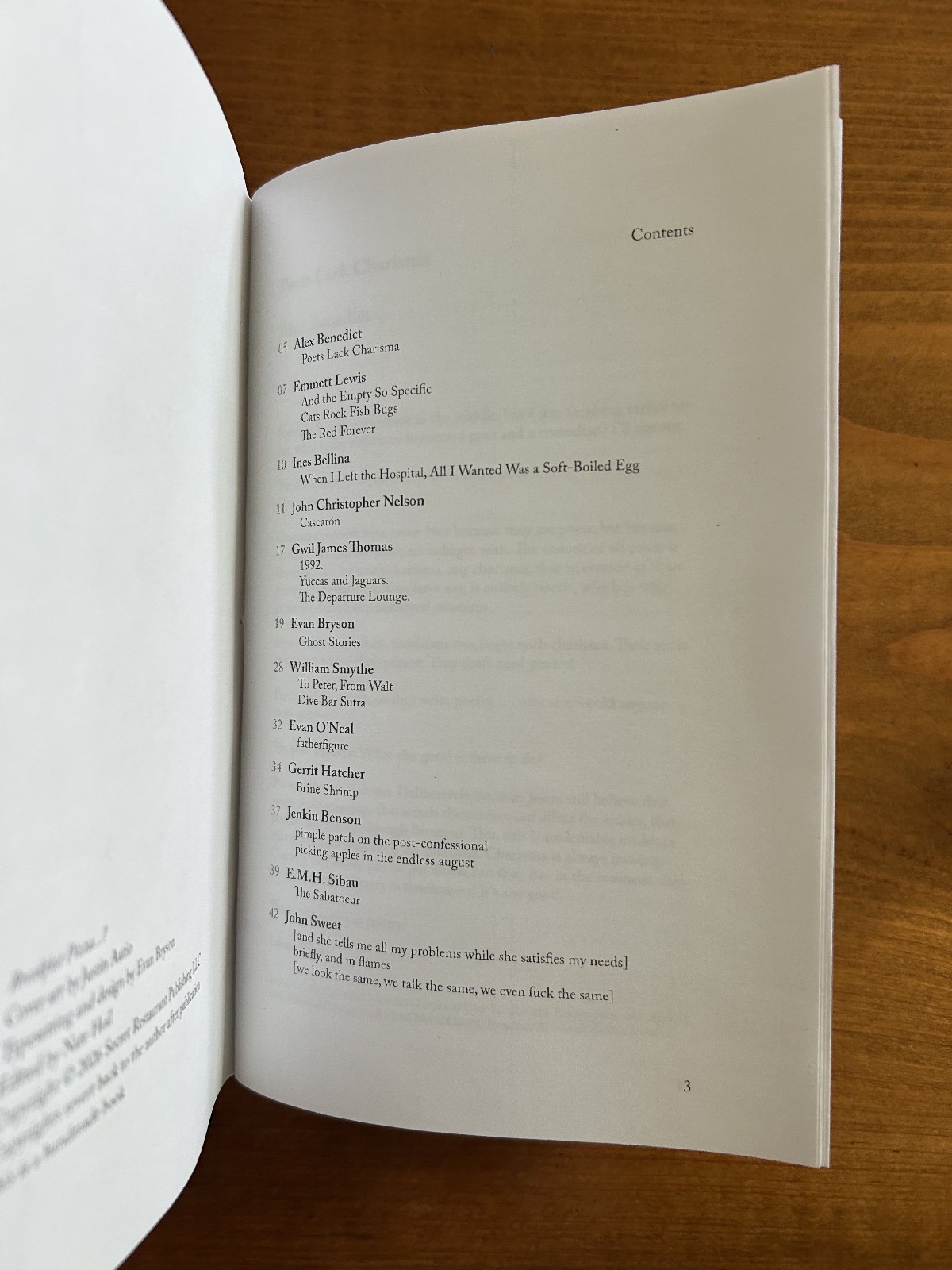 (NEW) Breakfast 3…? Magazine Secret Restaurant Press 2026 Handsewn Zine