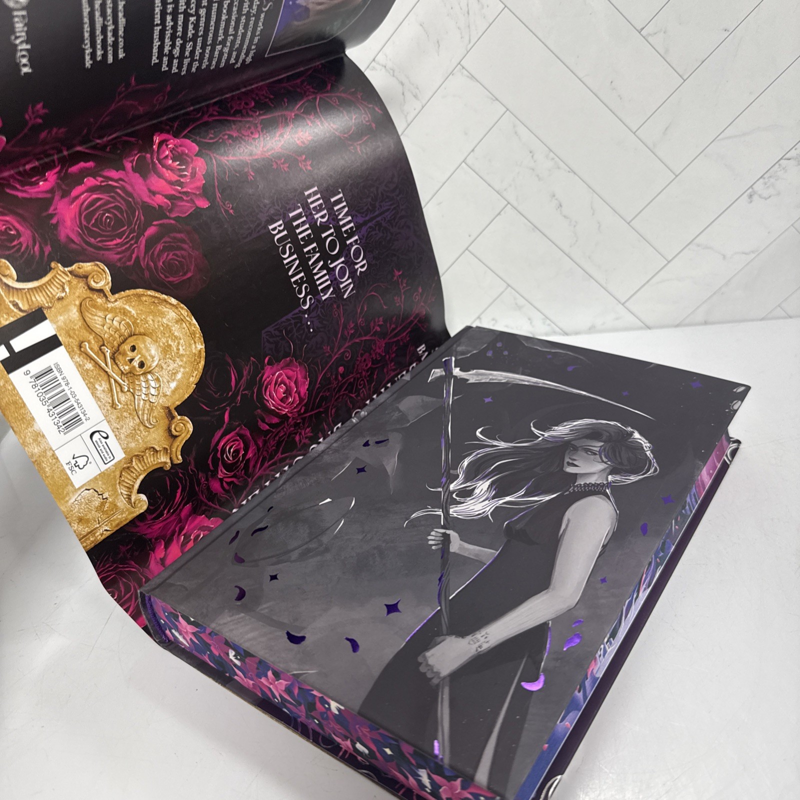 Fairyloot Special Edition Death’s Daughter by S.A. Barnes Sprayed Edges