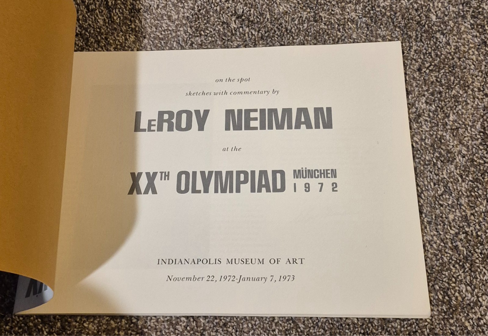 Leroy Neiman XXth Olympiad”-1972 Munich-Indianapolis Museum of Art