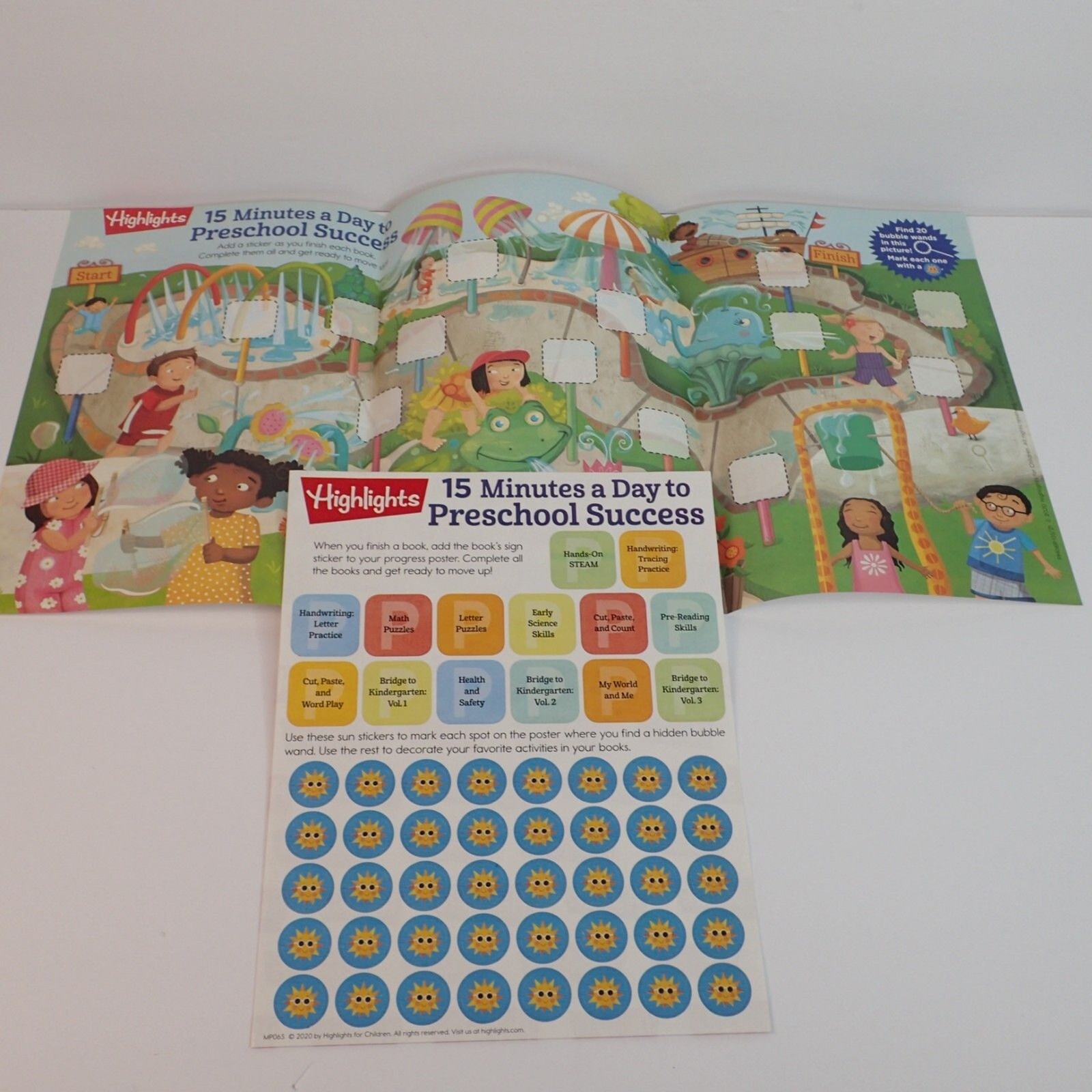 Highlights 15 Minutes A Day Preschool My Learning Box Lot of 2 Months + Bonus!