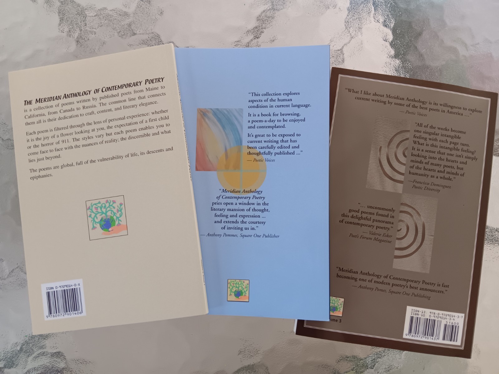 Poetry Collection – Meridian Anthology ( Vol. 1 to 3 – brand new )