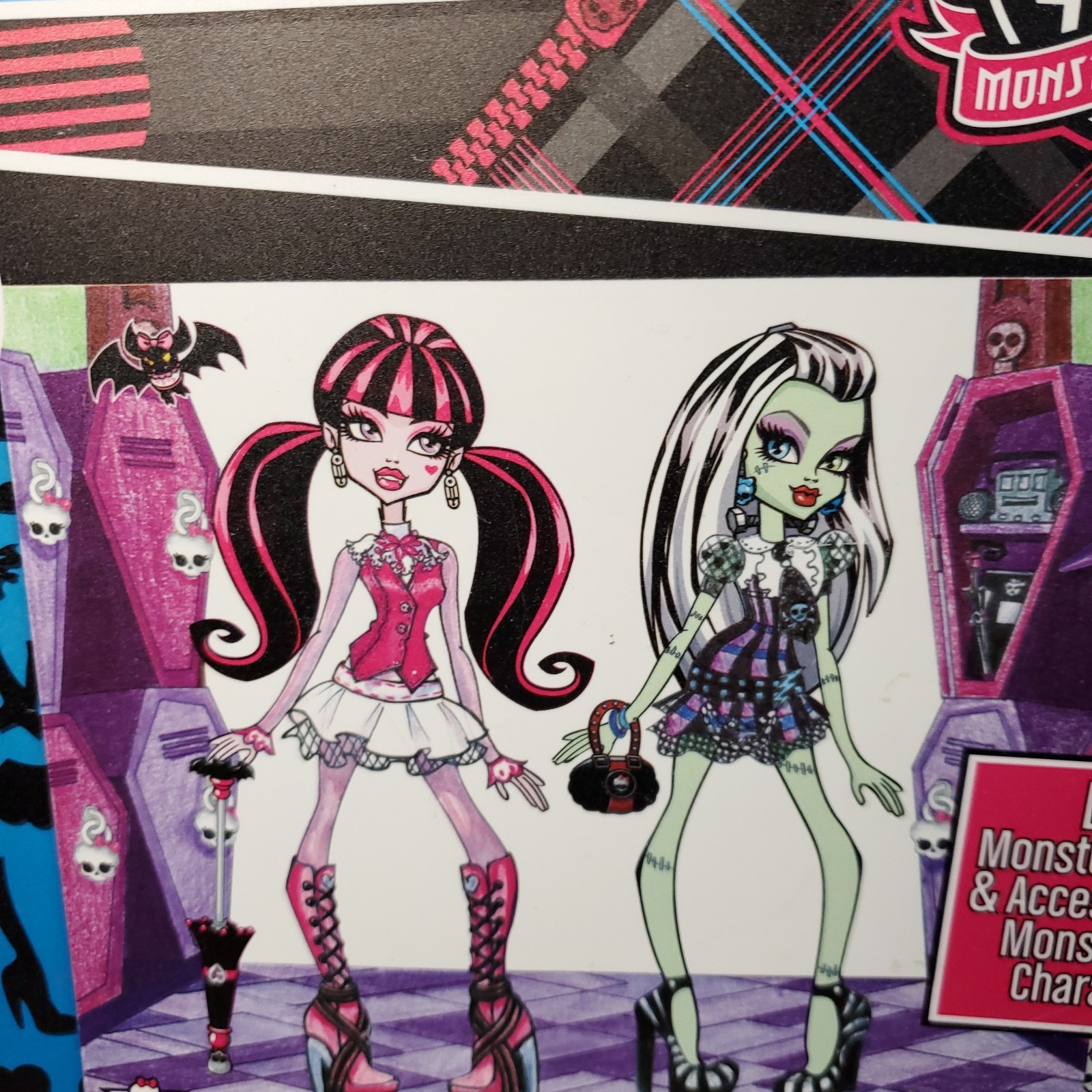 Monster High Monster Fashion Sketch Portfolio 34 Sketch Sheets Sticker Stencils
