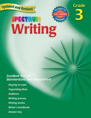 Writing, Grade 3 (Spectrum) – Paperback By Spectrum – GOOD