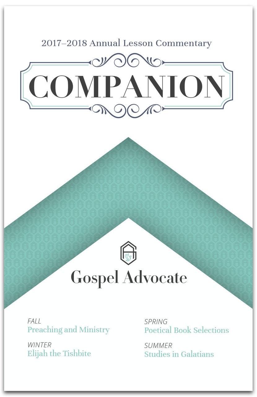 2017-2018 Annual Lesson Commentary Companion Gospel Advocate