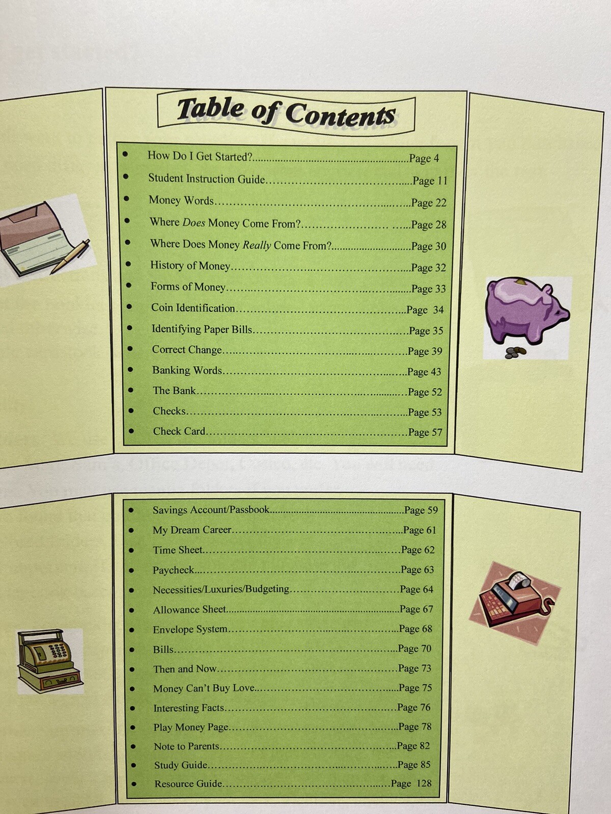 Money Doesn’t Grow on Trees LAPBOOK Grades 5-8 Knowledge Box Kim Smith RARE
