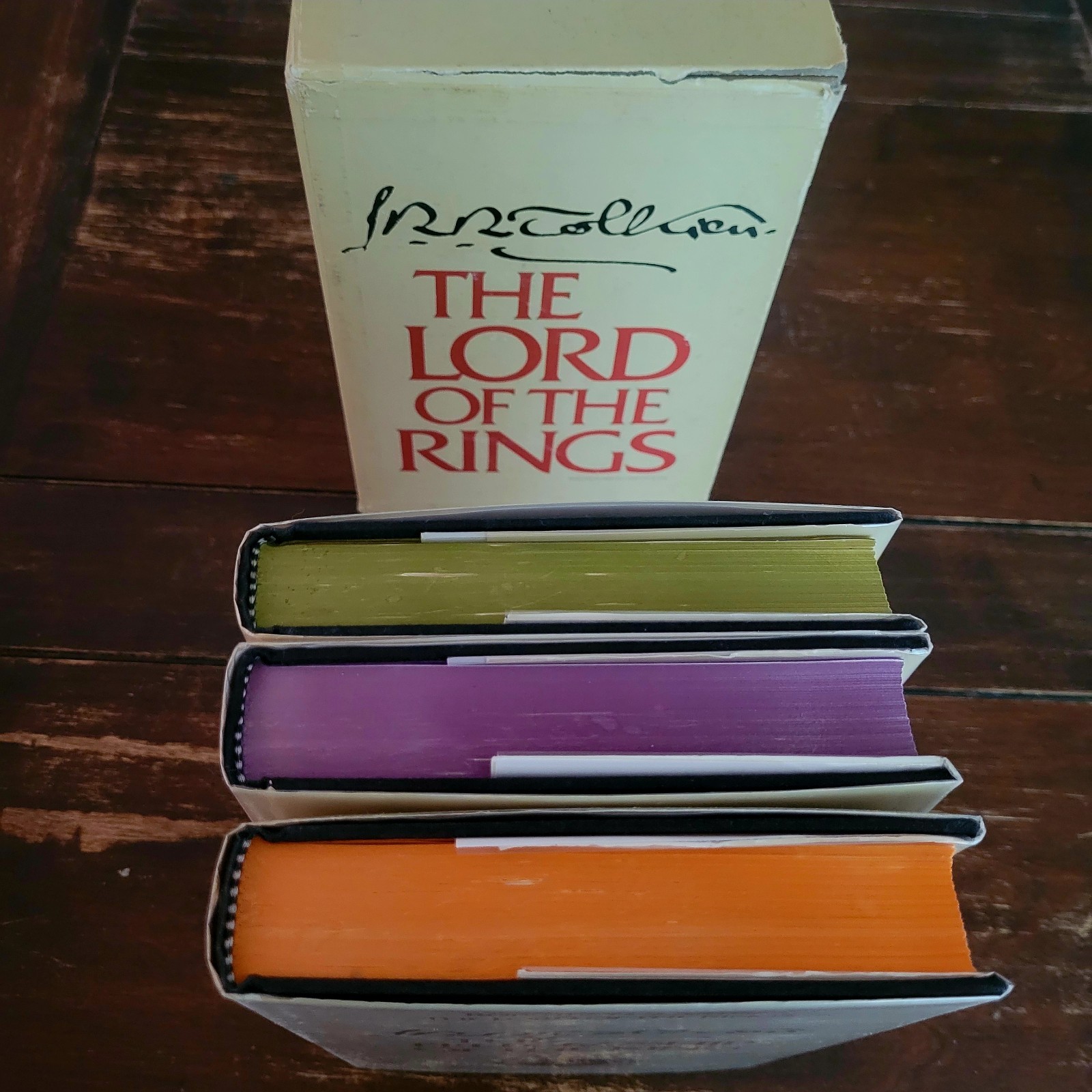 3 Vol Box Set of THE LORD OF THE RINGS by J.R.R. Tolkien (1965)