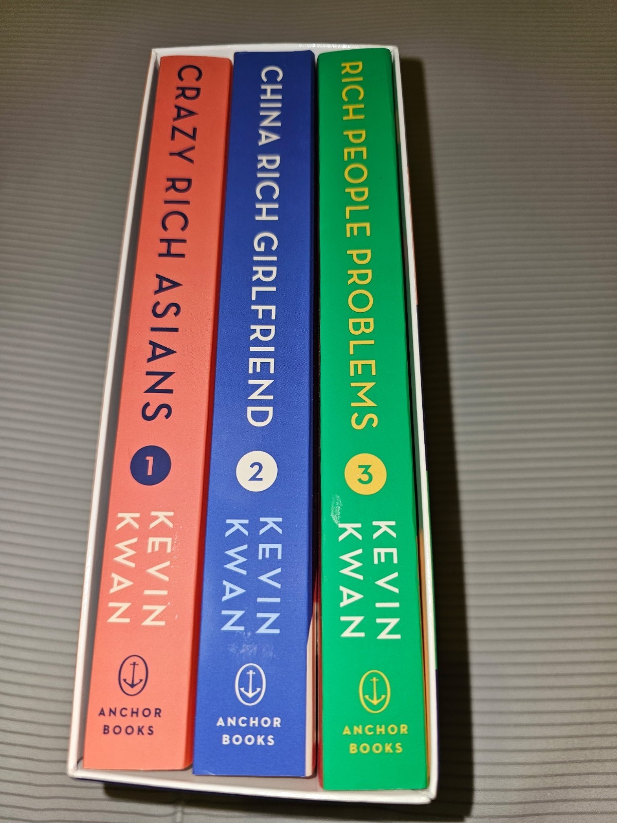 Crazy Rich Asians Trilogy Box Set Kevin Kwan Trade Paperback Like New 3 Books