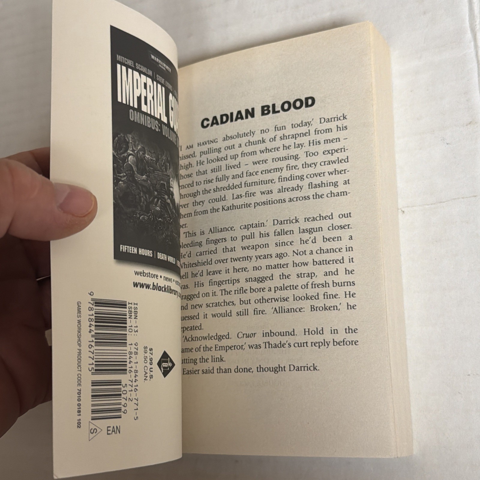 Cadian Blood by Aaron Dembski-Bowden 2009 Warhammer 40k 1st Print