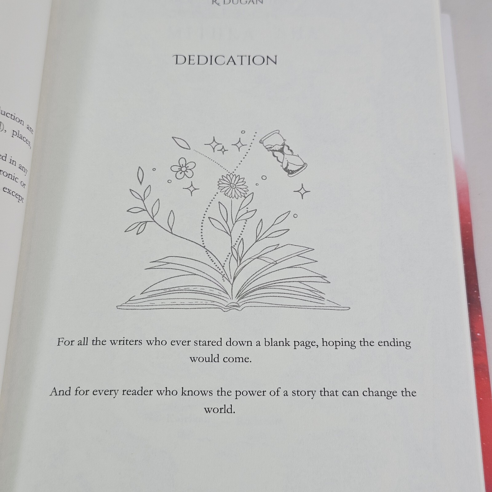 A Story Spun in Scarlet by R Dugan (Tales of Wonder and Woe) (HC, 2024) Signed!
