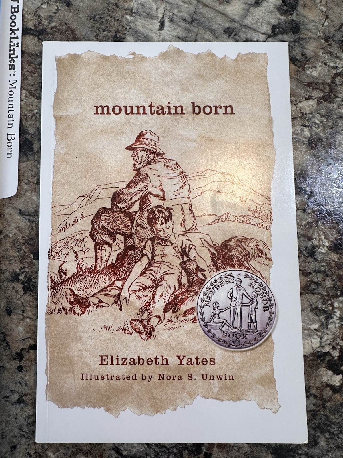 BJ BookLinks: Mountain Born PB Chapter Book Yates/Unwin + Lesson Plans