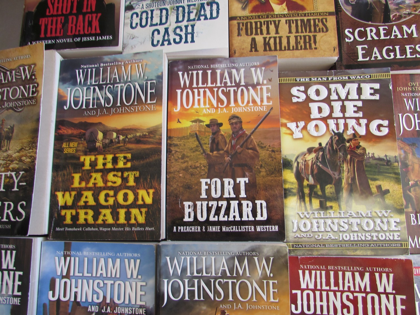 Lot of 14 William W. Johnstone J.A. Johnstone Western Paperback Books 2024 /2025