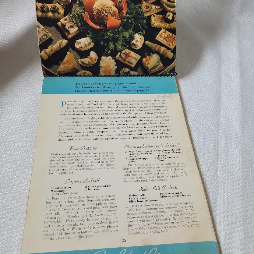 The New Art General Electric Kitchen Institute 1937 Cookbook Recipes VTG PreWWII