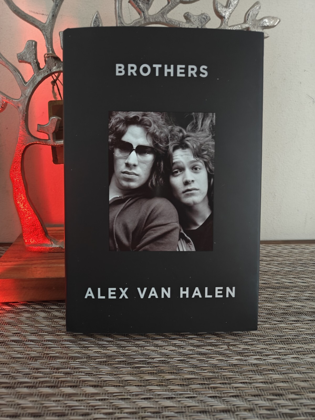 Alex Van Halen SIGNED BOOK Brothers UK FIRST EDITION Hardcover