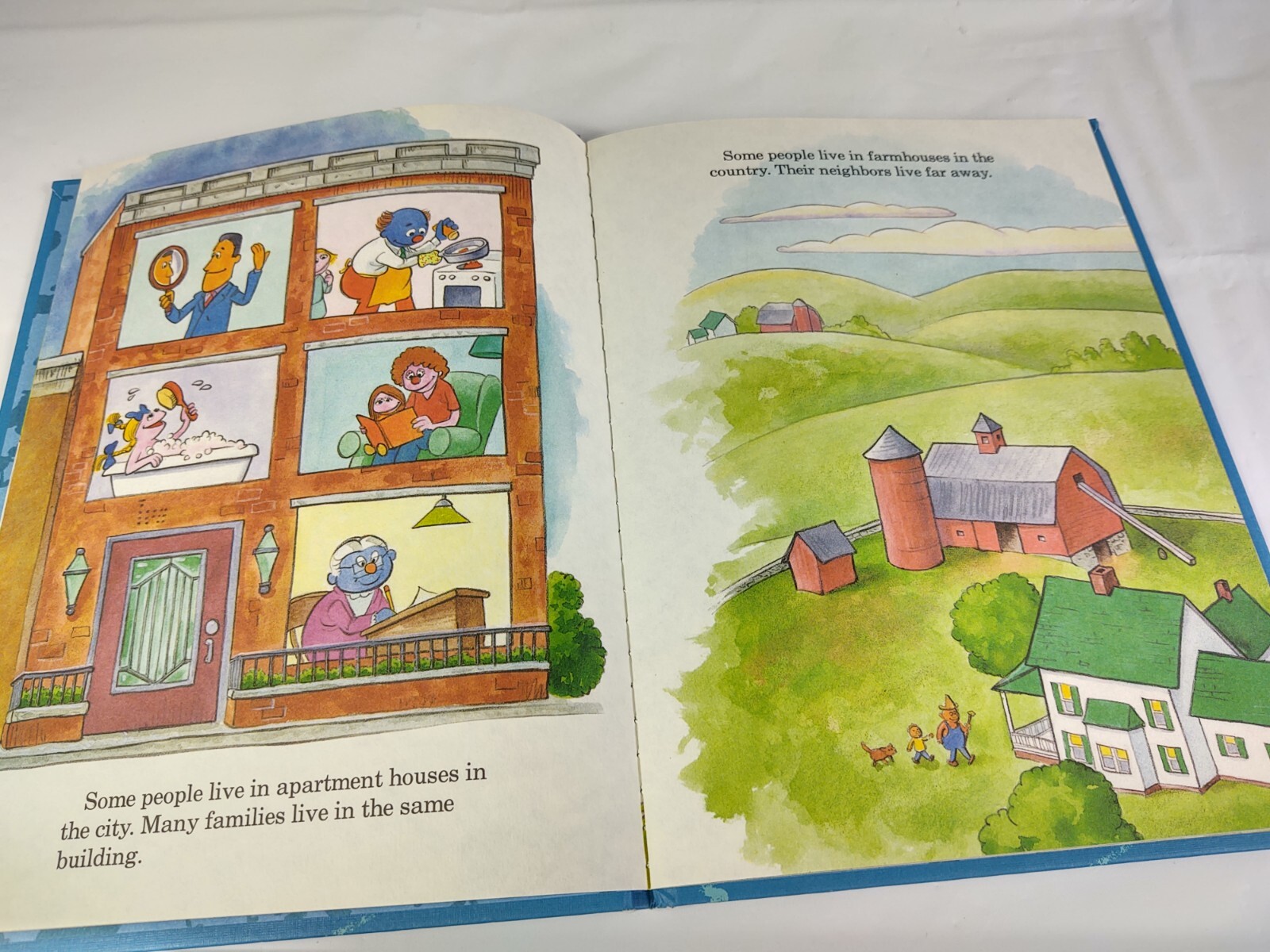 Vintage 1993 There’s No Place Like Home Book Sesame Street Book Club Golden CTW