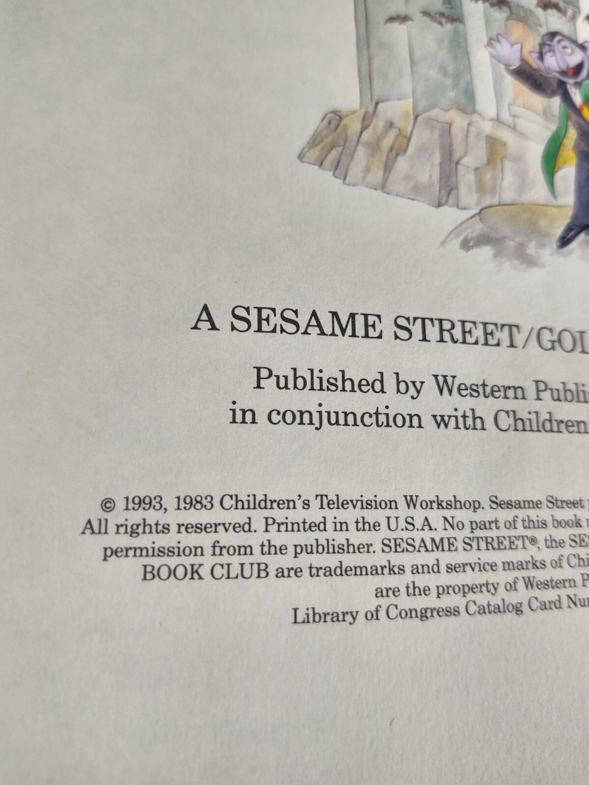 Vintage 1993 There’s No Place Like Home Book Sesame Street Book Club Golden CTW