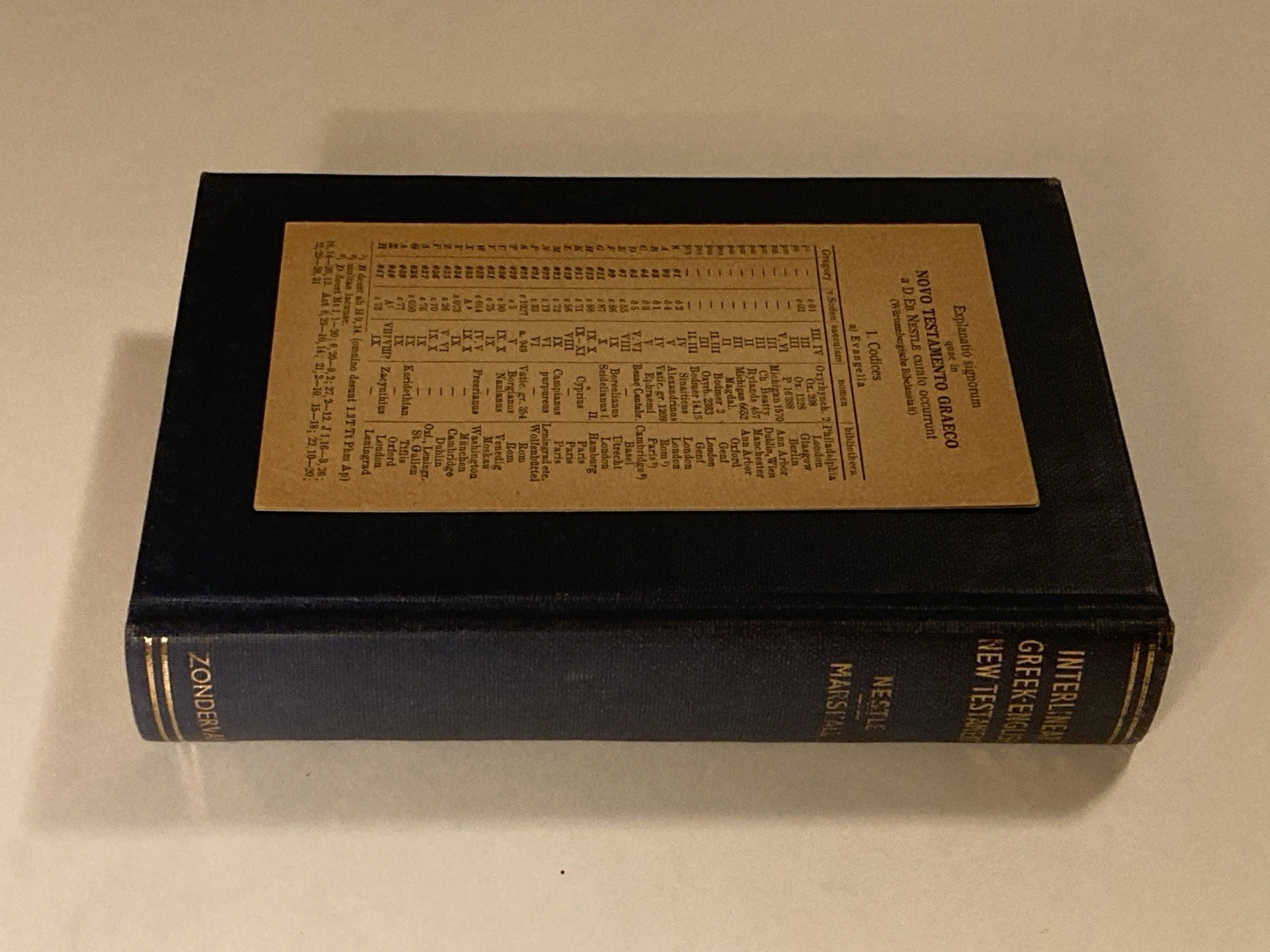 Interlinear Greek-English New Testament; 2nd Zondervan Edition, 1969, VG+