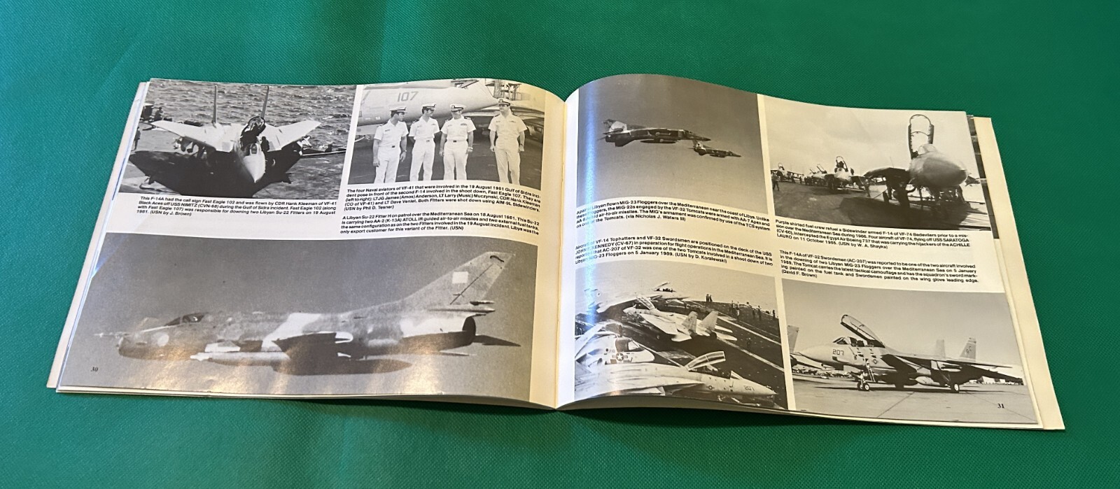 F-14 Tomcat In Action Aircraft Number 105 Fighter Jet Book by Al Adcock