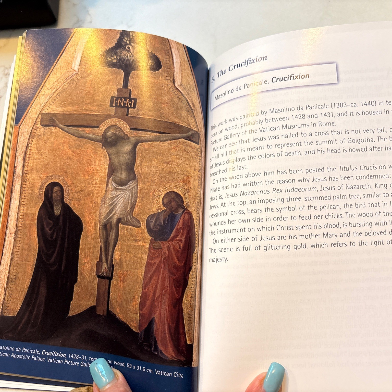 AVE MARIA: SEE, LEARN, AND MEDITATE ON THE MYSTERIES OF The Rosary By M. Poggio