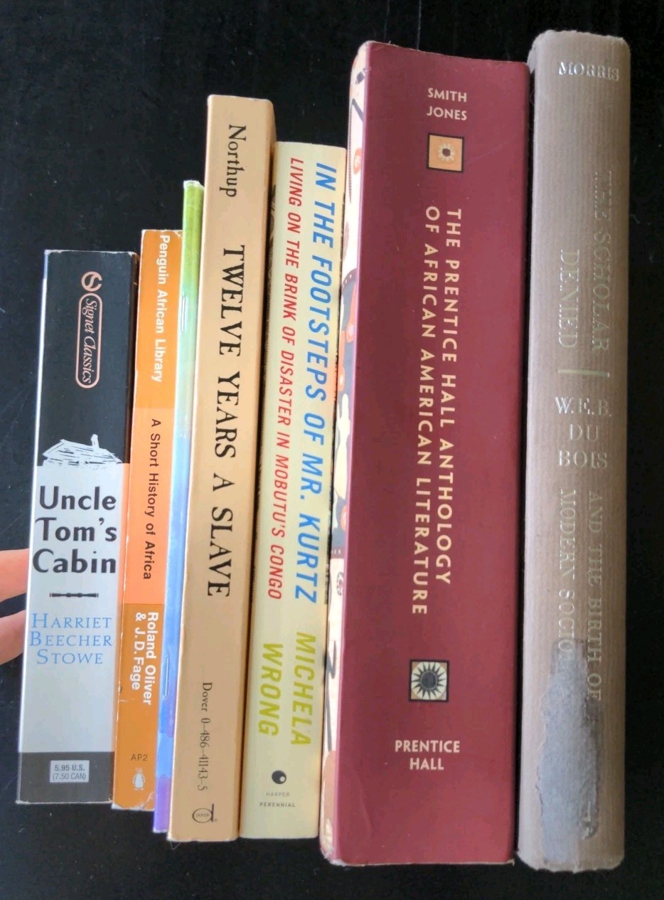 Lot of 7 Black History/Literature Books- Anthology, 12 Years Slave, MLK, Stowe +