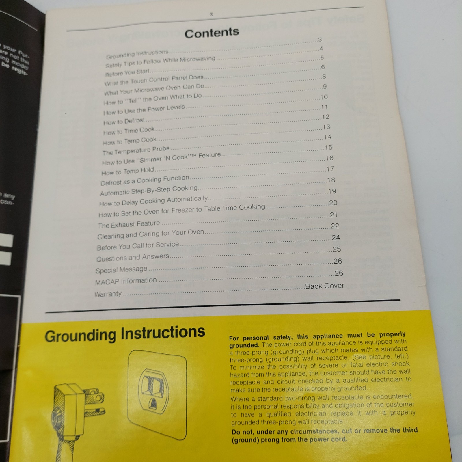 GE General Electric How To Use Your Spacemaker Microwave Oven JVM55 1979 Manual
