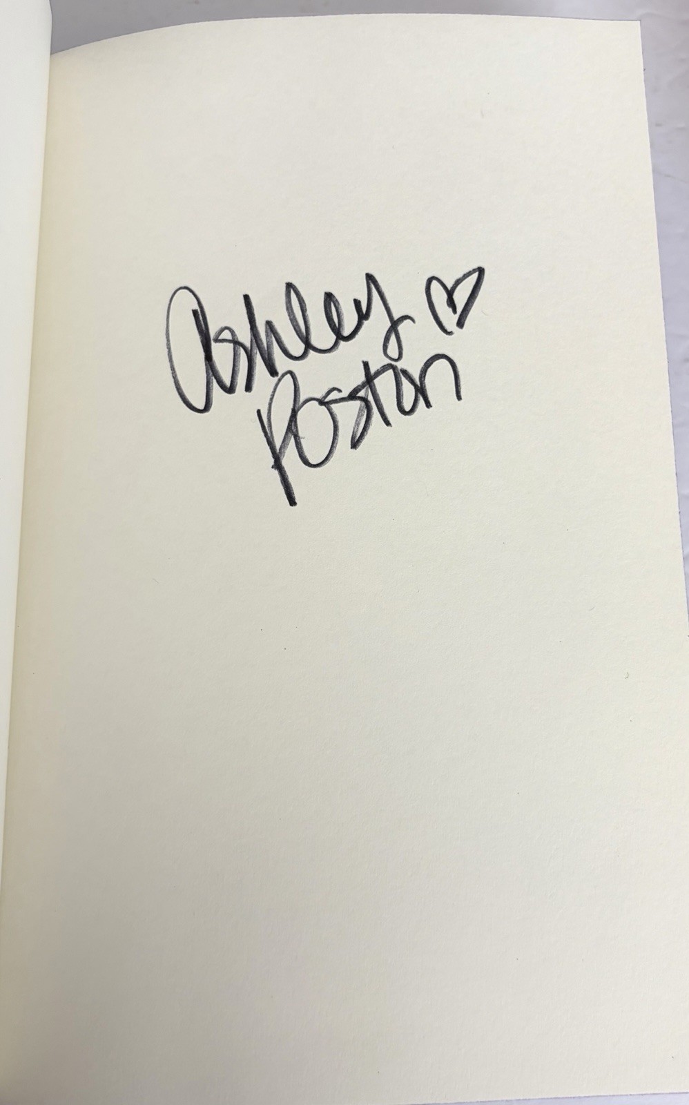 Signed, Sprayed Edges-Heart Of Iron Ashley Poston HC w/Exclusive Cover Card