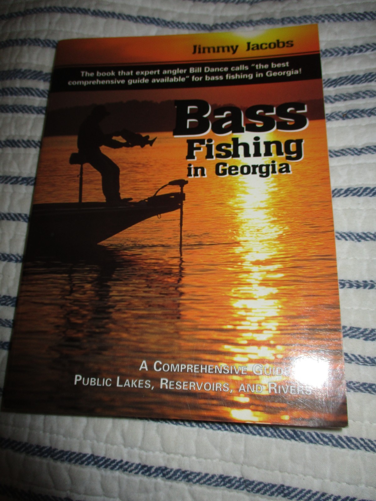 Bass Fishing in Georgia Guide Jimmy Jacobs SC NEW 1st Ed Lakes Rivers Reservoirs