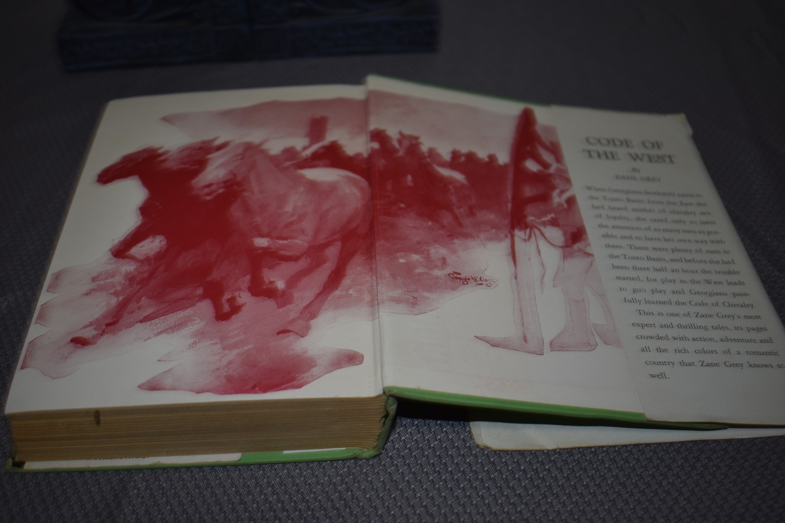 Thunder Mountain by Zane Grey (1st Edition/Later Print,Signed Edition,hardcover)