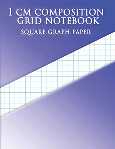 1 CM COMPOSITION GRID NOTEBOOK – VERY GOOD