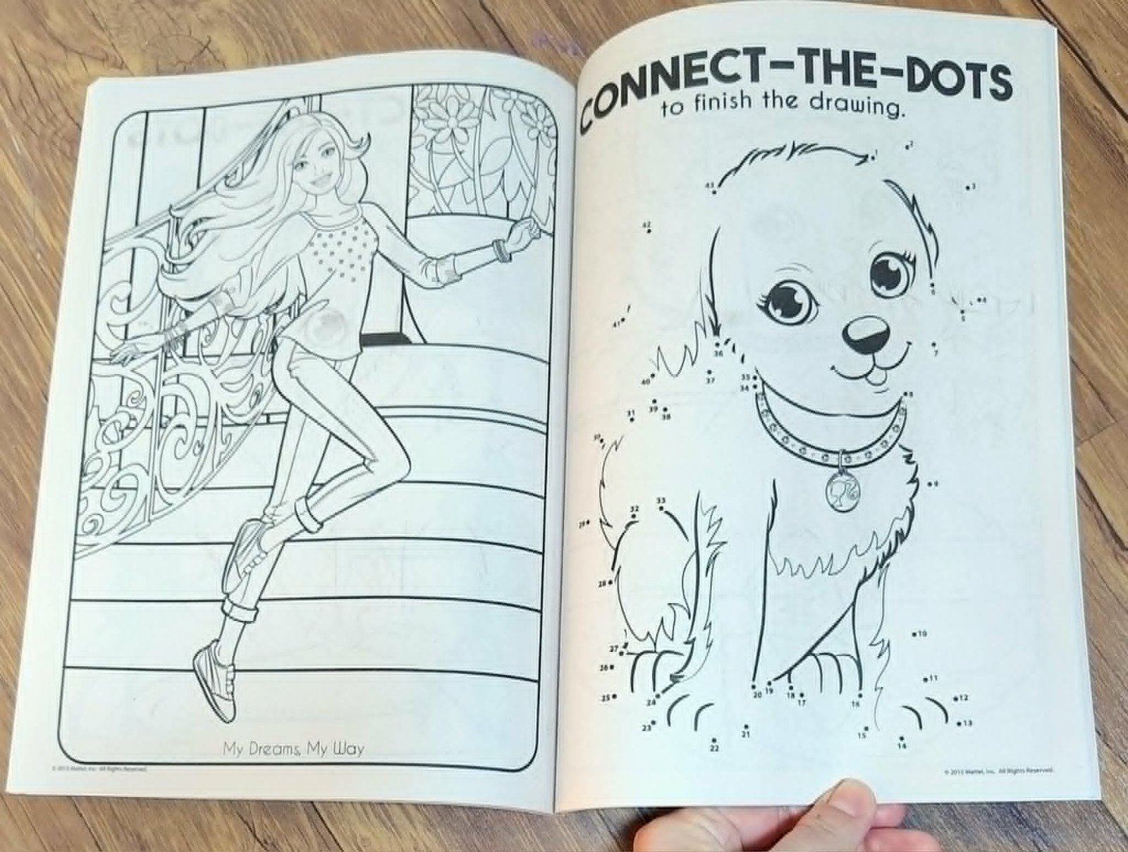 Barbie Jumbo Coloring & Activity Book Tear/Share Pages Shine so Bright ❤️2015