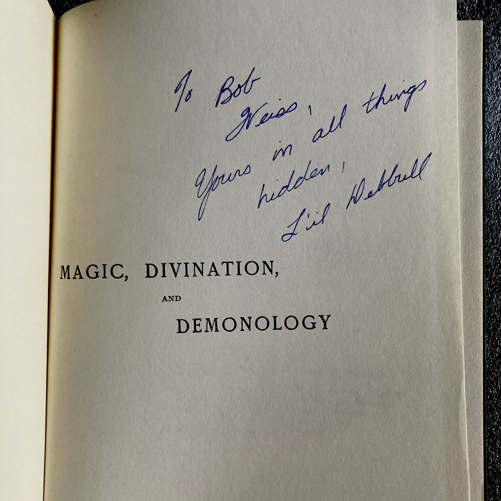 Magic, Divination & Demonology Among The Hebrews…T. Witton Davies Hardcover 1969