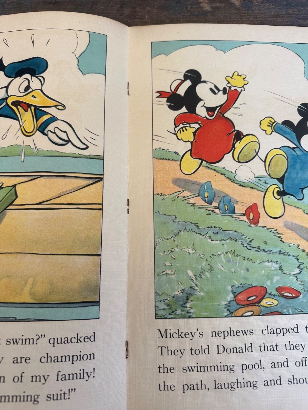 1935 Walt Disney’s Donald Duck Book Whitman Publishing Original!