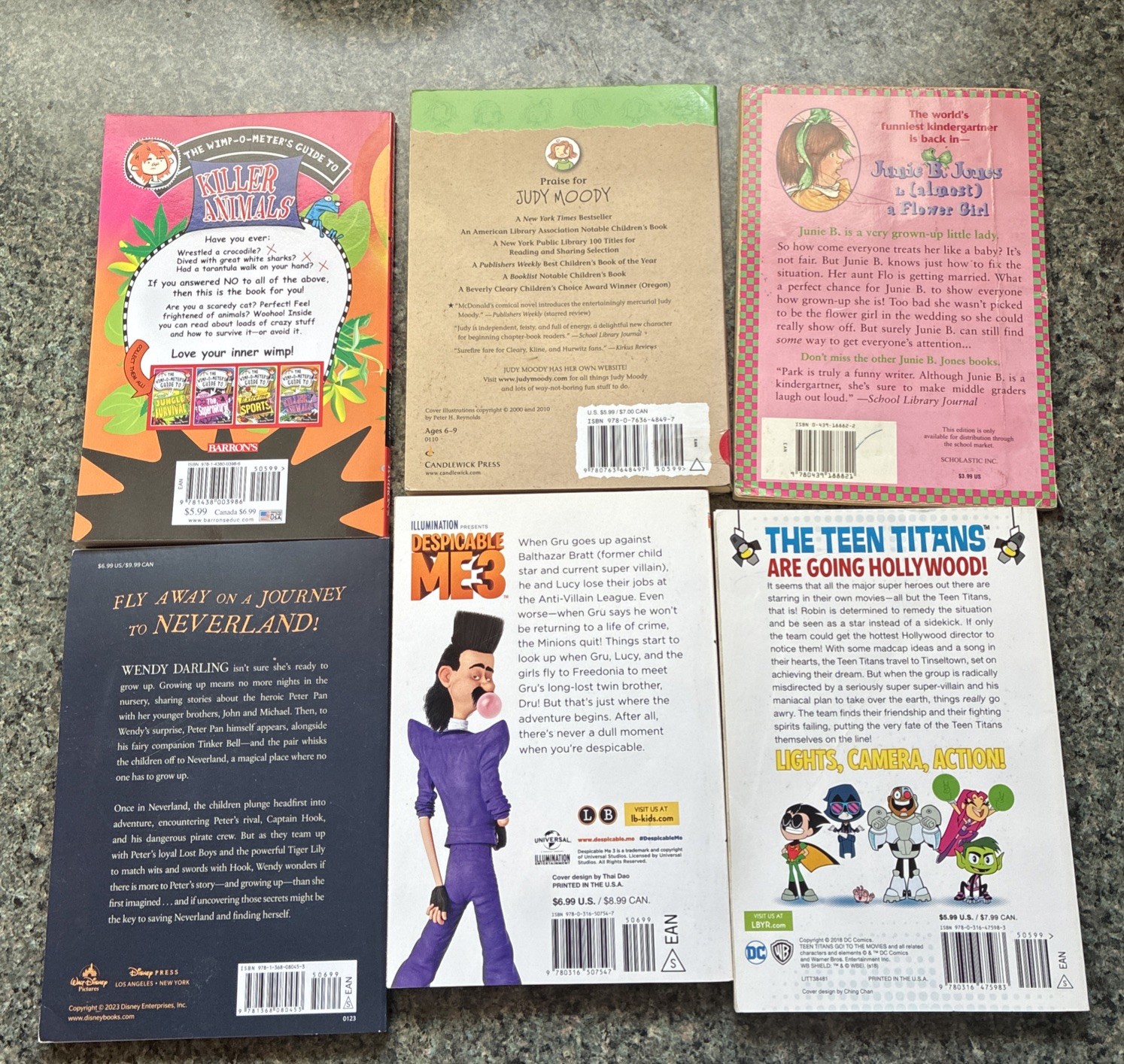 Mixed Lot of Children’s Books Lot of 6 Paperback GOOD CONDITION